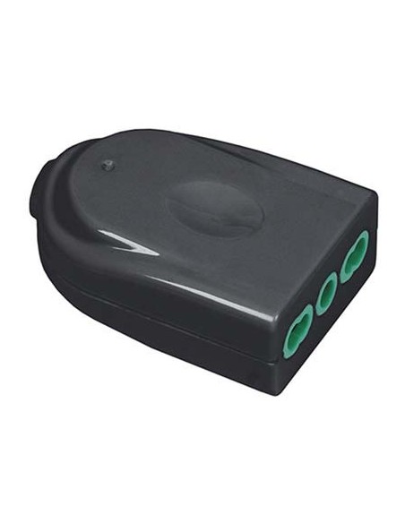 PRESA MOBILE GARANTI NERO 2P+T 16A BIPASSO