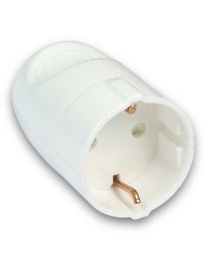PRESA MOBILE SCHUKO GARANTI BIANCO 2P+T 16A