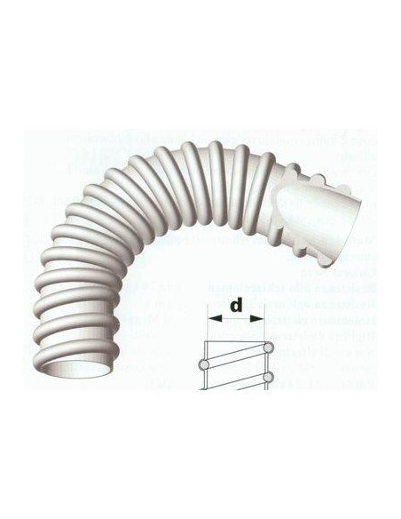 GUAINA SPIRALATA PVC GRIGIO MM 20 MT 30