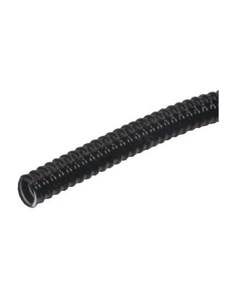 TUBO CORRUGATO + TIRAFILO PVC NERO MM 25 MT  50
