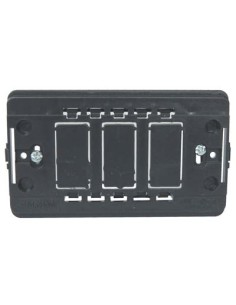 SUPPORTO FRUTTI VENUS MARLANVIL PC NERO POSTI 3