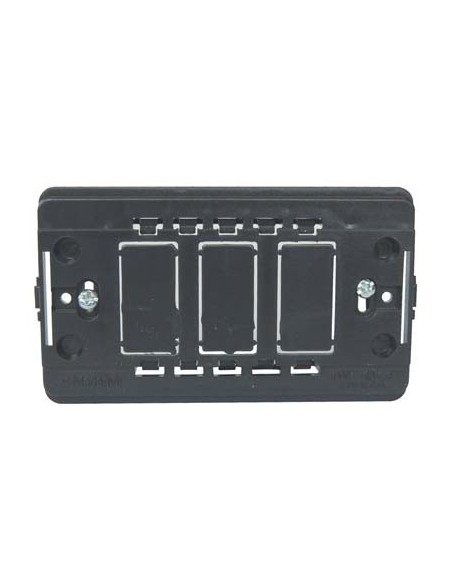 SUPPORTO FRUTTI VENUS MARLANVIL PC NERO POSTI 3