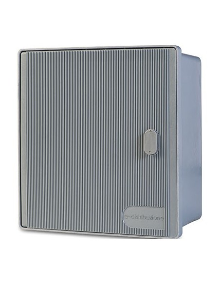 CASSETTA CONTATORE ENEL GTI VTR GRIGIO 2XMONO/1XTRIFASE CM 39X24 H.CM 42