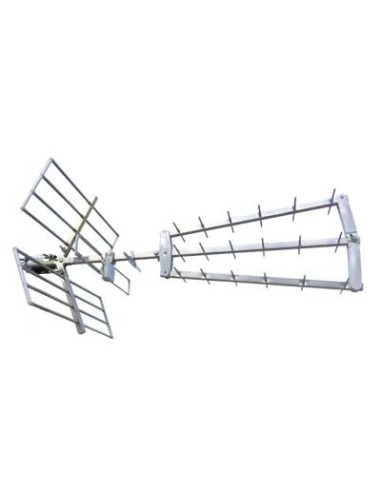 ANTENNA DIGITALE TERRESTRE BANDA UHF GALAXY ALLUMINIO GUADAGNO DB 12/15  20 ELEMENTI