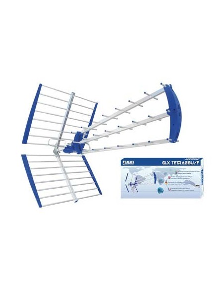 ANTENNA DIGITALE TERRESTRE BANDA UHF GALAXY ALLUMINIO GUADAGNO DB 16/18  28 ELEMENTI