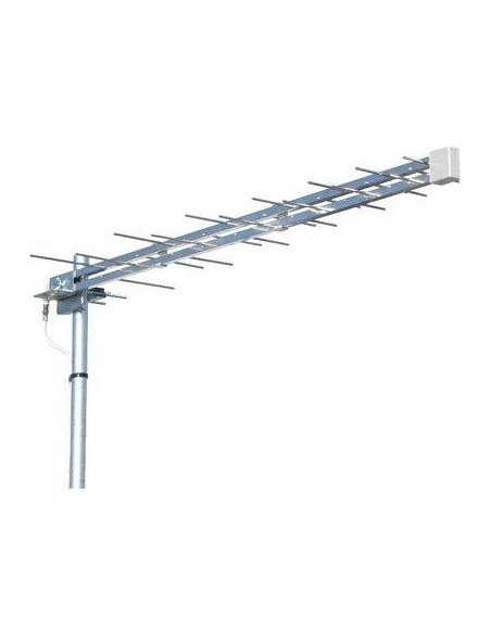 ANTENNA LOGARITMICA BANDA UHF GALAXY ALLUMINIO GUADAGNO DB 12/15 13 ELEMENTI