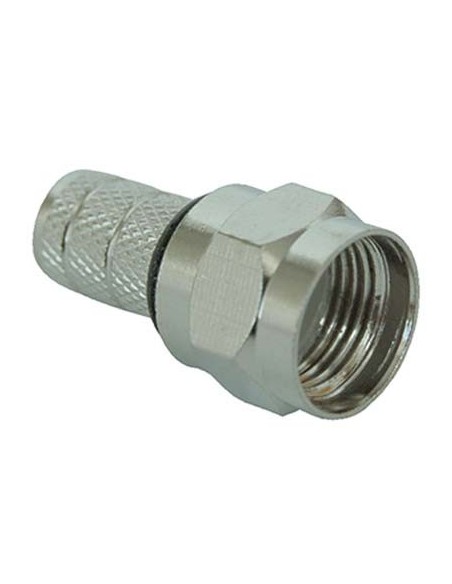 CONNETTORE F A VITE COASSIALE TV X MM 5,0 CF - PZ 10