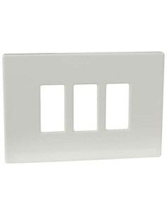 PLACCA COPRIFRUTTI VENUS MARLANVIL RESINA AVORIO POSTI 3 MM 115X80