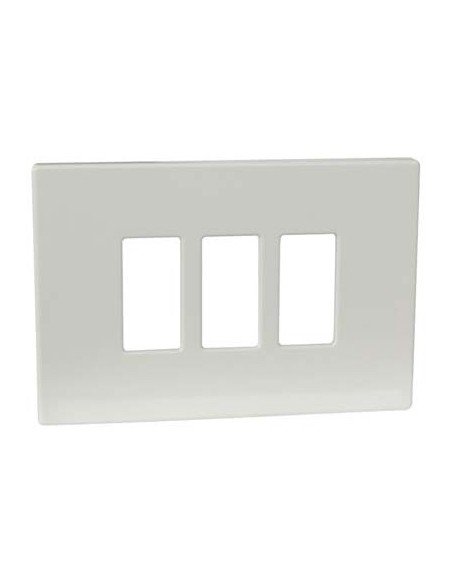 PLACCA COPRIFRUTTI VENUS MARLANVIL RESINA AVORIO POSTI 3 MM 115X80