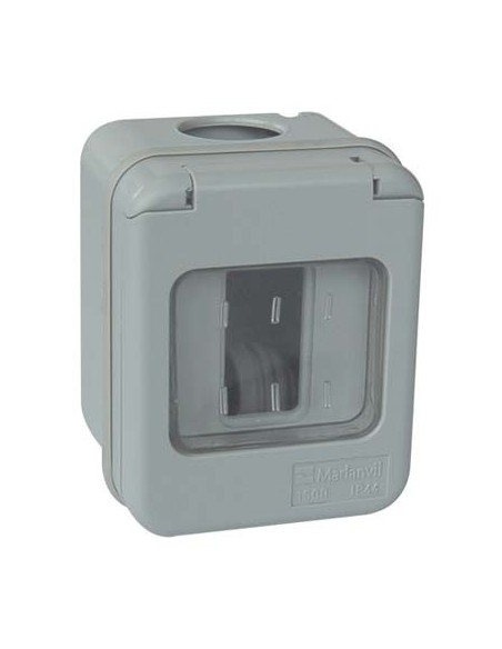 INVOLUCRO A PARETE + PORTELLA IP44 MARLANVIL POSTI 1 MM 66X82 H.MM 57 X VENUS