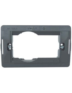 SUPPORTO FRUTTI ARC MARLANVIL PC NERO POSTI 1+SCHUKO