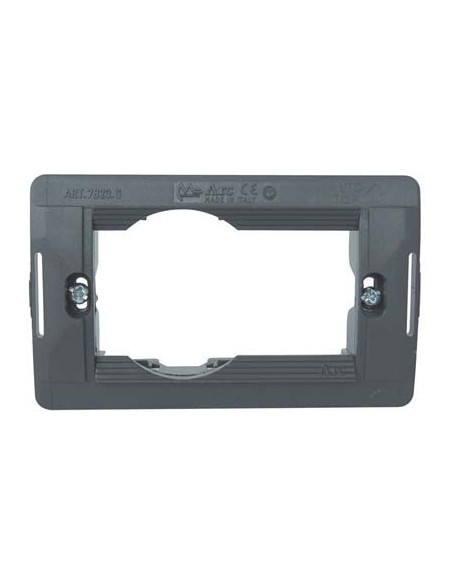 SUPPORTO FRUTTI ARC MARLANVIL PC NERO POSTI 1+SCHUKO