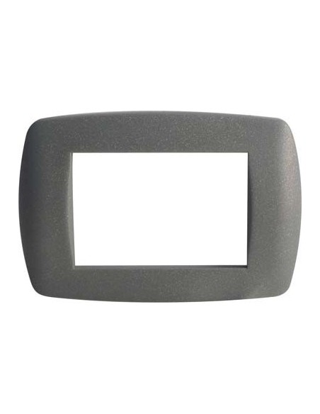 PLACCA COPRIFRUTTI MILLENIUM MARLANVIL GRIGIO GLITTER POSTI 3 MM 122X83