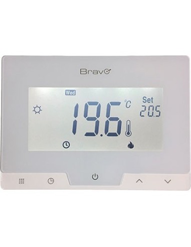 CRONOTERMOSTATO GLAM BRAVO 5/35°C LCD 3,8" MM 124X88X24