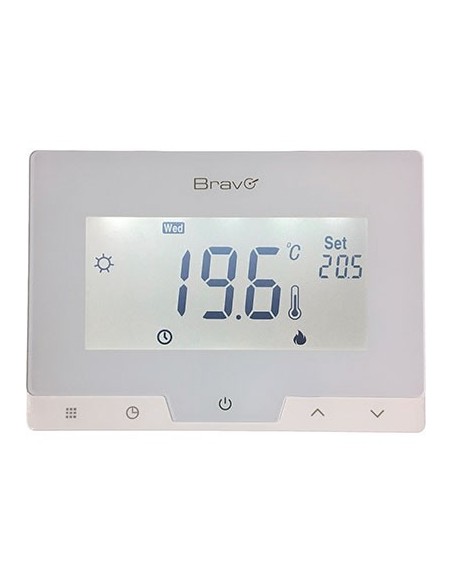 CRONOTERMOSTATO GLAM BRAVO 5/35°C LCD 3,8" MM 124X88X24