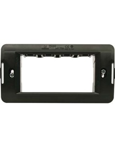 SUPPORTO FRUTTI ONDA MARLANVIL PC NERO POSTI 4