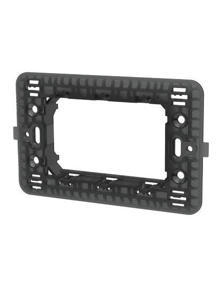 SUPPORTO FRUTTI ABM PC NERO POSTI 3