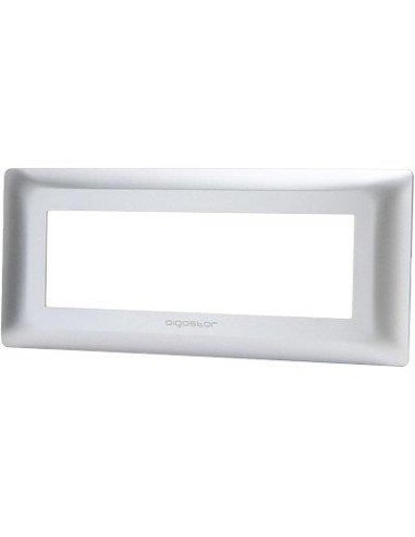 PLACCA COPRIFRUTTI ABM ARGENTO POSTI 6 MM 190X85