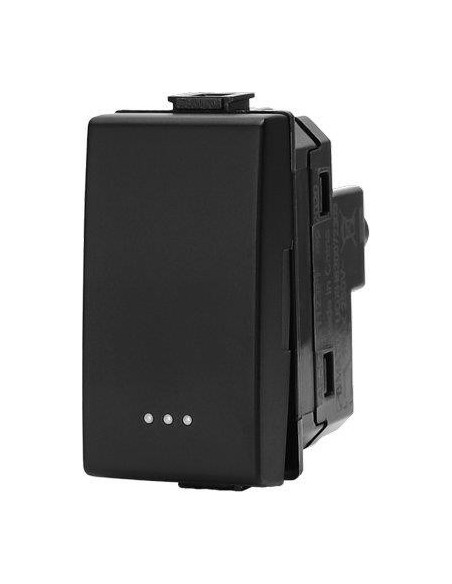 DEVIATORE UNIPOLARE ABM NERO VOLT 250 A 16