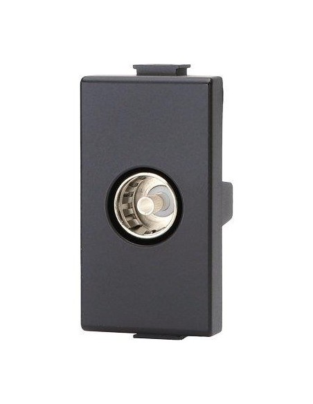 PRESA TV PASSANTE ABM NERO MM 9,5