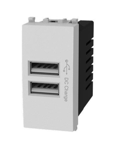 PRESA USB AVP BIANCO 2 PRESE USB VOLT 5 A 2.4