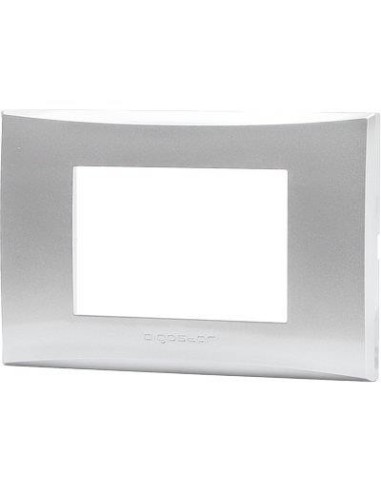 PLACCA COPRIFRUTTI AVP ARGENTO POSTI 3 MM 120X85