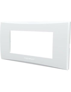 PLACCA COPRIFRUTTI AVP BIANCO POSTI 4 MM 140X85