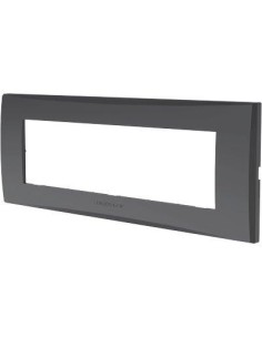 PLACCA COPRIFRUTTI AVP GRIGIO SCURO POSTI 7 MM 205X80