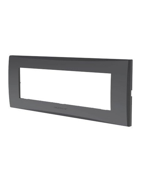 PLACCA COPRIFRUTTI AVP GRIGIO SCURO POSTI 7 MM 205X80
