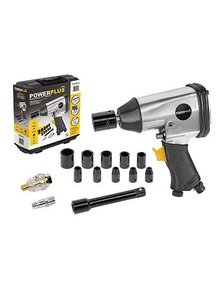 AVVITATORE AC PNEUMATICO IN KIT POWER PLUS ATTACCO 1/2F +RAPIDO NR 14