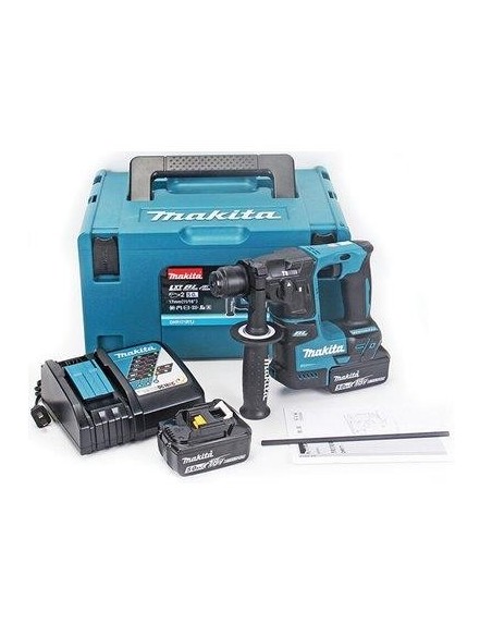 MARTELLO TASSELL BATTERIA DHR171RTJ MAKITA VOLT 18X2 AH 5,0 SDS PLUS + VALIGIA