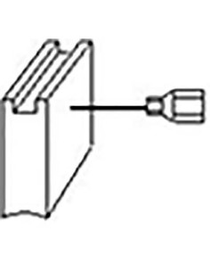 CARBONCINO BOSCH Z1129 PORTA  GRAFITE MM 5X10 H.MM 16 CF - PZ 2