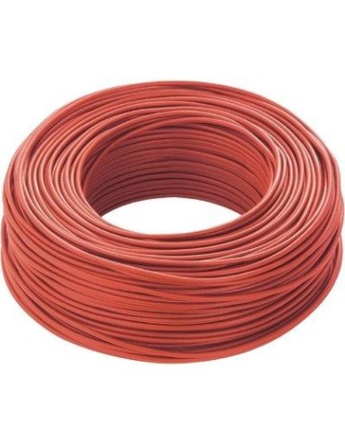 CAVO ELETTRICO UNIPOLARE FS17 RAME/PVC ROSSO N...XMMQ 1X1,5 CF - MT 100