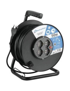 AVVOLGICAVO BRICOLAGE 49028 ELECTRALINE 2P+T 16A BIPASSO SCHUKO X4 N...XMMQ 3X1,5 MT 50