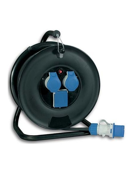 AVVOLGICAVO INDUSTRIALE BLU IP44 FME 2P+T 16A X2 N...XMMQ 3X2,5 MT 30