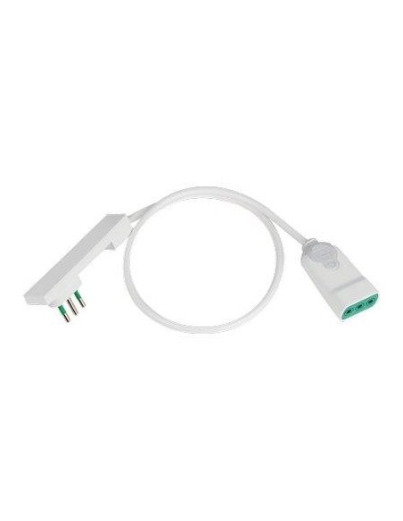 PROLUNGA LINEARE CLOCK FME BIANCO 2P+T 10A N...XMMQ 3X0,75 MT 1,0