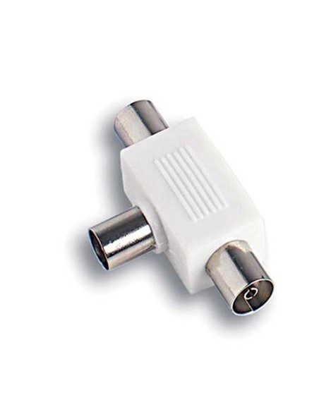 ADATTATORE DOPPIO COASSIALE TV FME SPINA PRESE 2 MM 9,5 OHM 75