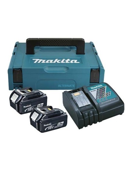KIT ENERGIA LITIO 197624-2 MAKITA VOLT 18X2 AH 5,0 + CARICABATTERIA