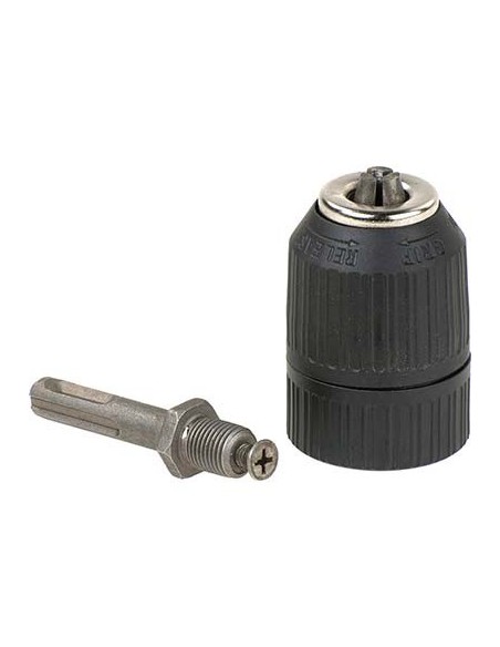 MANDRINO AUTOSERRANTE + ADATTATORE SDS PLUS 1/2FXMM 20 X PUNTE MM 1,5/13