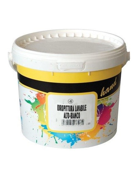 IDROPITTURA LAVABILE ALTO BIANCO HAND BIANCO LT  4