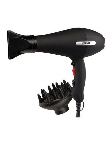 ASCIUGACAPELLI PROFESSIONALE ZHB2002 ZEPHIR VOLT 230 WATT 2200 2 VELOCITA 3 TEMPERATURE