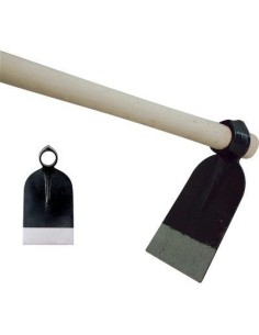 ZAPPA OCCHIO TONDO 015 + MANICO ORSATTI ACCIAIO FORGIAT/FAGGIO GR 1000 MM 140X205 H.CM 130