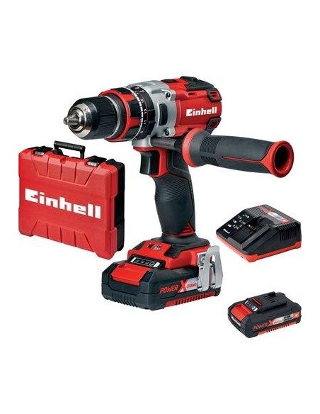 TRAPANO AVVIT PERCUS BATT TE-CD18/50-LI-I EINHELL VOLT 18X2 AH 2 X-CHANGE +VALIGIA