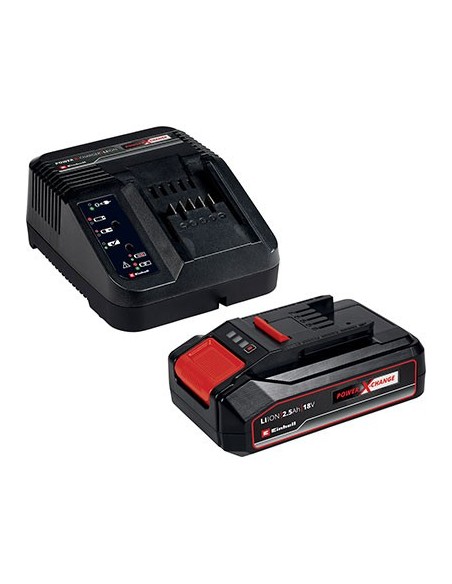 KIT ENERGIA LITIO X-CHANGE EINHELL VOLT 18 AH 2,5 + CARICABATTERIA