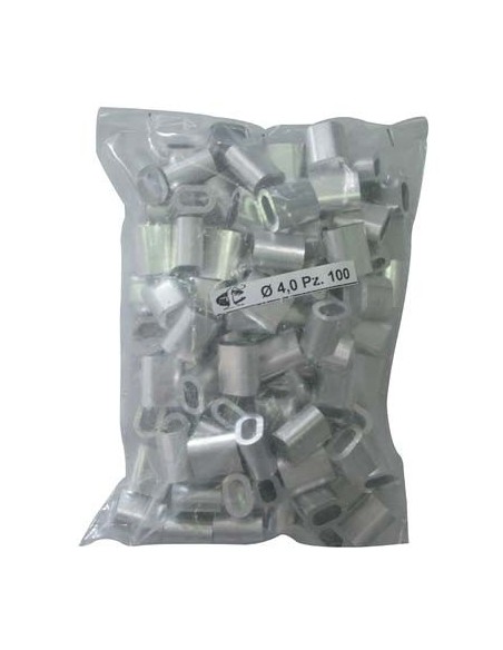 MORSETTO X FILO NYOFIL ALLUMINIO MM 4