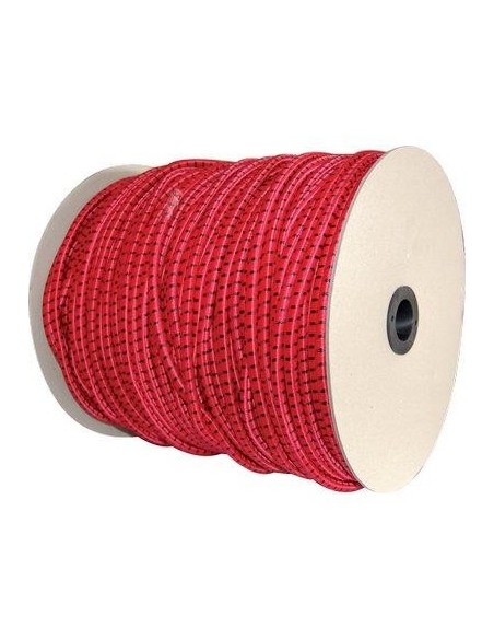 CORDA ELASTICA IN BOBINA MM  8 ROSSA MT 200