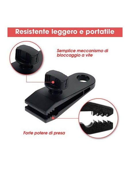 PINZA TENDI TELO HAND CM 8,5X3X3 CF - PZ 4