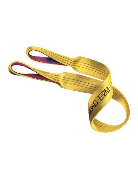CINGHIA SOLLEVAMENTO ROBUR ASOLE RINFORZATE KG.3000 L.MT 5 GIALLO