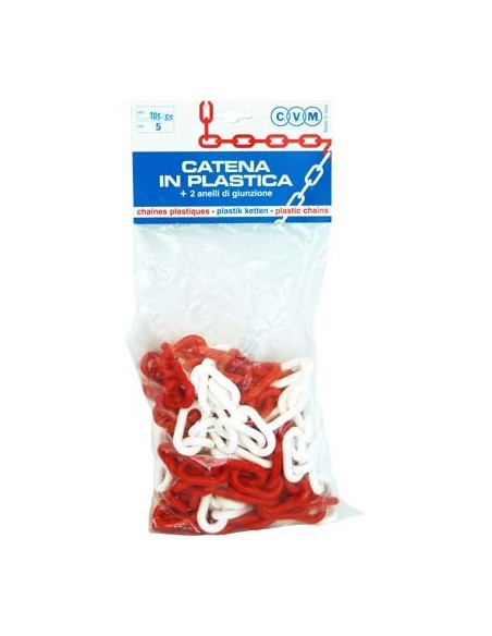 CATENA SEGNALETICA PLT BIANCO/ROSSO D.MM 6 ML 5
