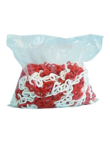 CATENA SEGNALETICA PLT BIANCO/ROSSO D.MM 6 MT 25